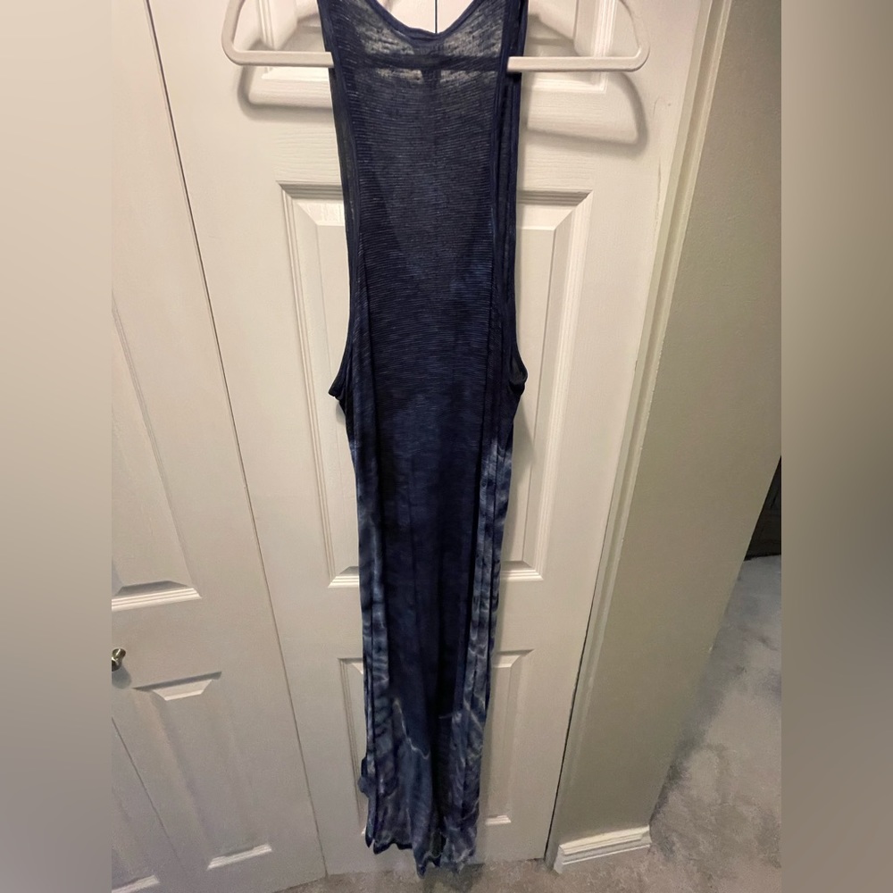 Free People tie dye maxi dress size large
